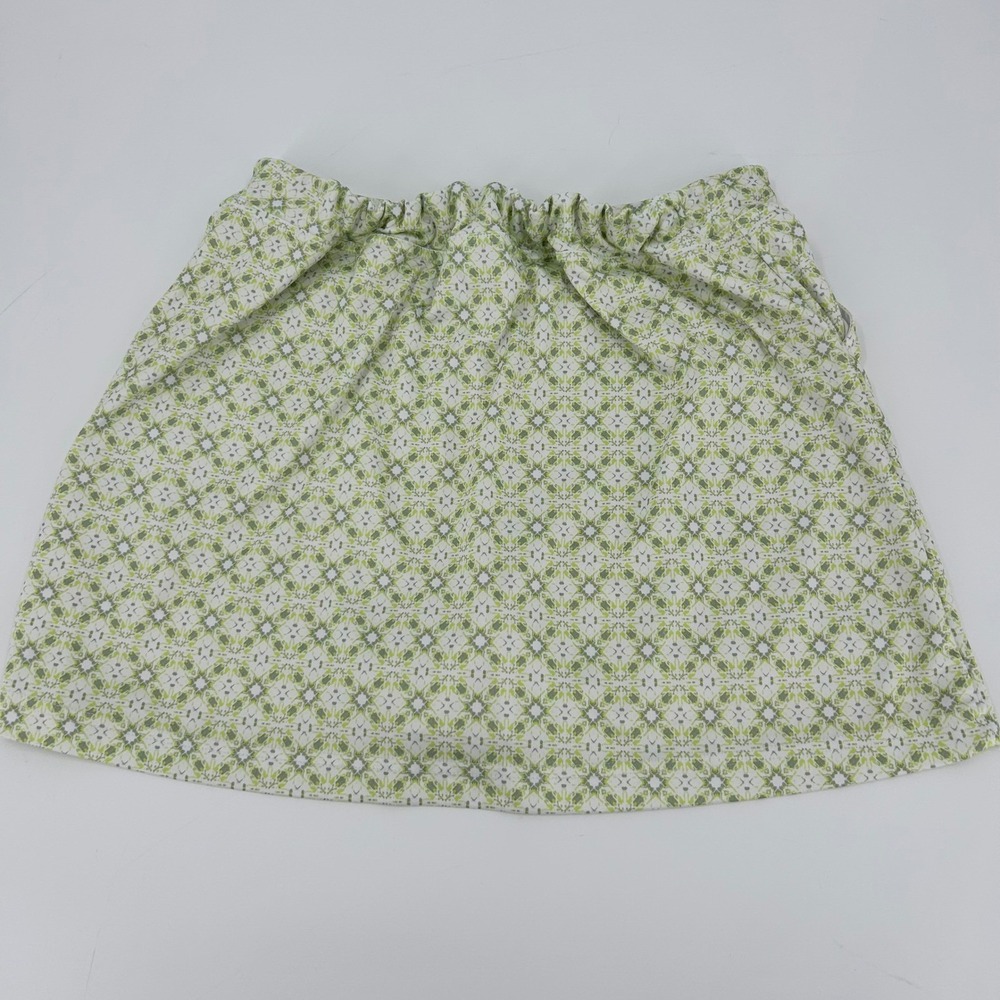 PGA Tour Womens Golf Skort XL Green White Geometric Print Active Skirt Pockets - Picture 8 of 10